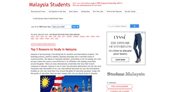 Desktop Screenshot of malaysia-students.com